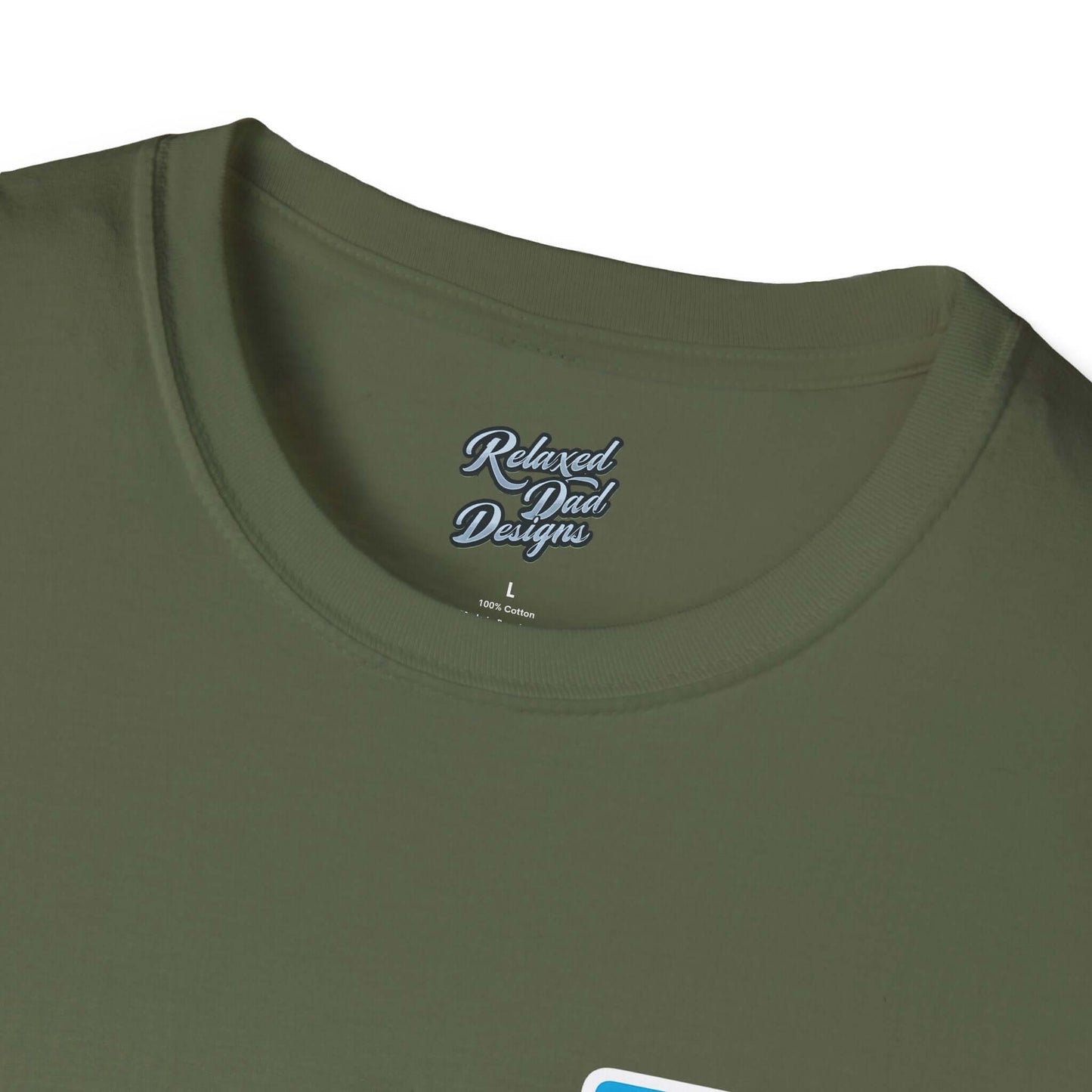 Relaxed Dad Designs - Socially Awkward Name Tag Tee