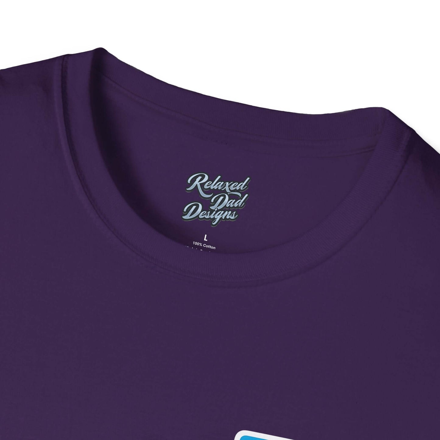Relaxed Dad Designs - Socially Awkward Name Tag Tee