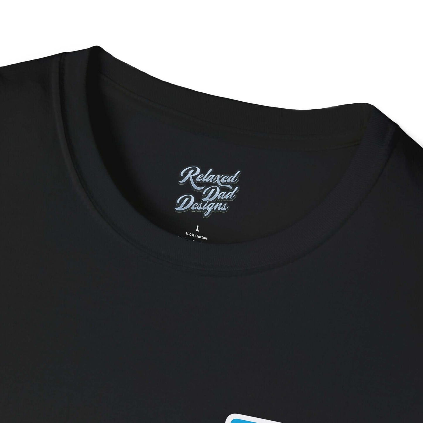 Relaxed Dad Designs - Socially Awkward Name Tag Tee