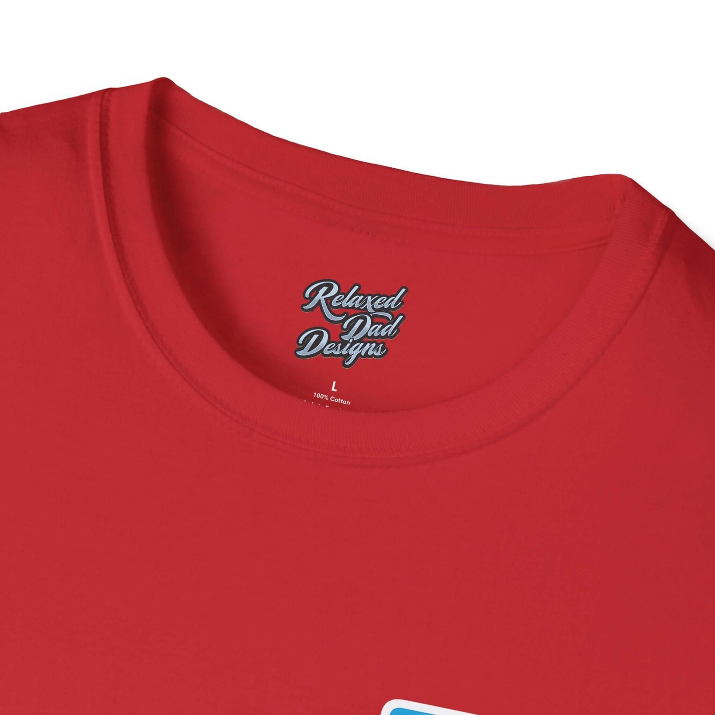 Relaxed Dad Designs - Socially Awkward Name Tag Tee