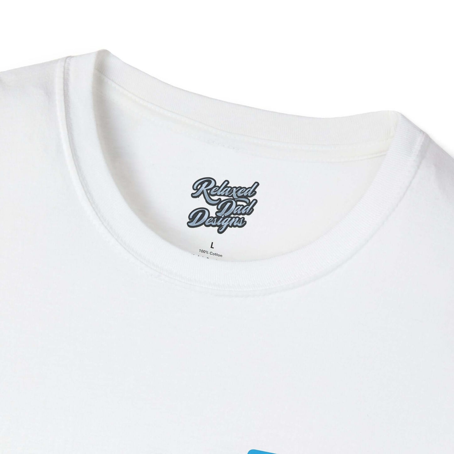 Relaxed Dad Designs - Socially Awkward Name Tag Tee