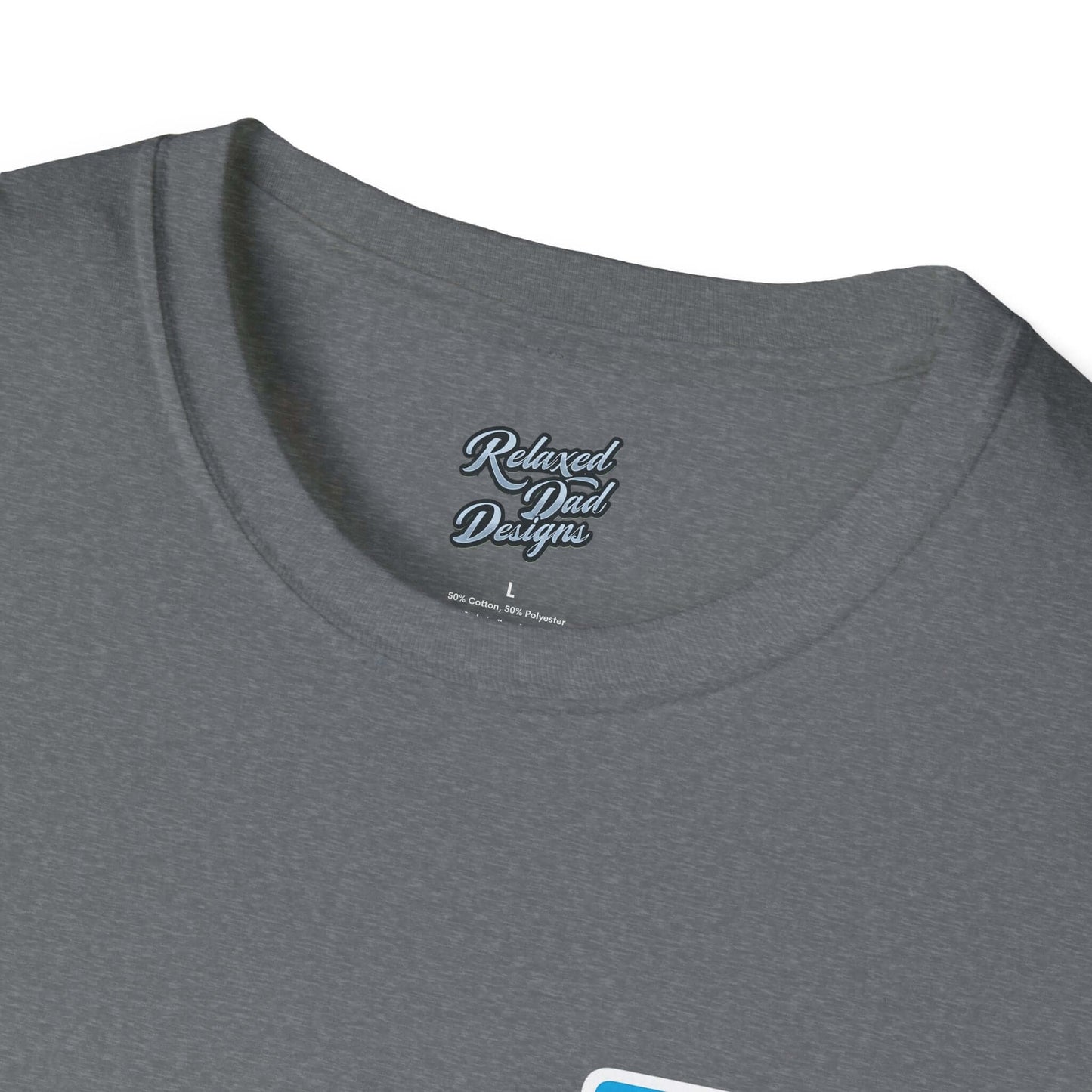 Relaxed Dad Designs - Socially Awkward Name Tag Tee