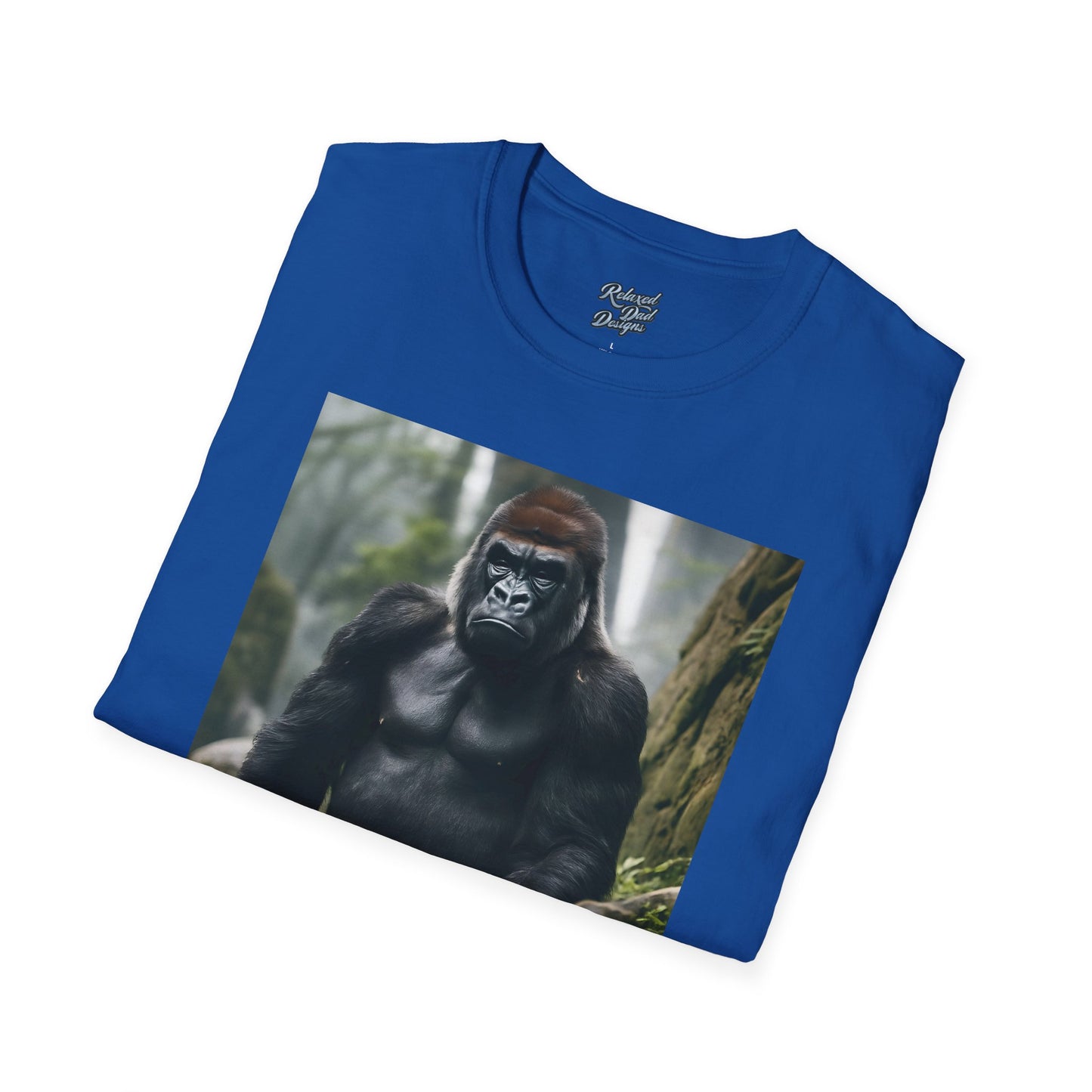 Funny Gorilla 'Where's My 100 At' Unisex Softstyle T-Shirt