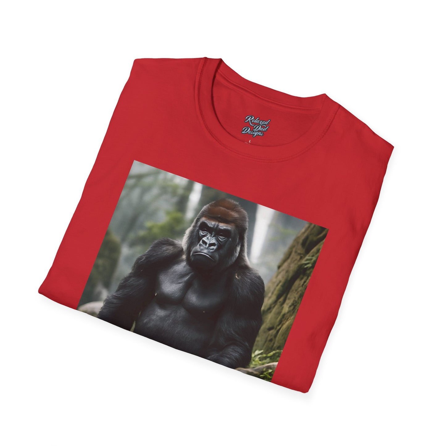 Funny Gorilla 'Where's My 100 At' Unisex Softstyle T-Shirt