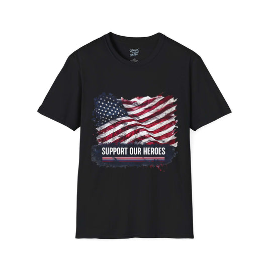 Relaxed Dad Designs - Support Our Heroes T-ShirtRelaxed Dad Designs - Support Our Heroes T-Shirt
The Support Our Heroes Tee is a unisex softstyle t-shirt that is perfect for adults who want to show their appreciatT-ShirtPrintifyRelaxed Dad DesignsRelaxed Dad Designs - Support Our Heroes T-Shirt