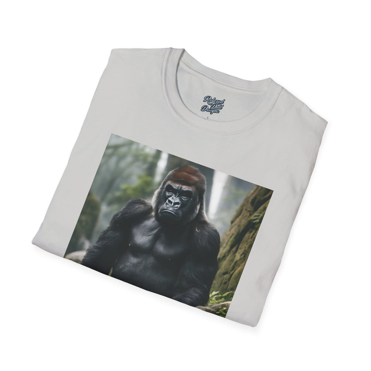 Funny Gorilla 'Where's My 100 At' Unisex Softstyle T-Shirt