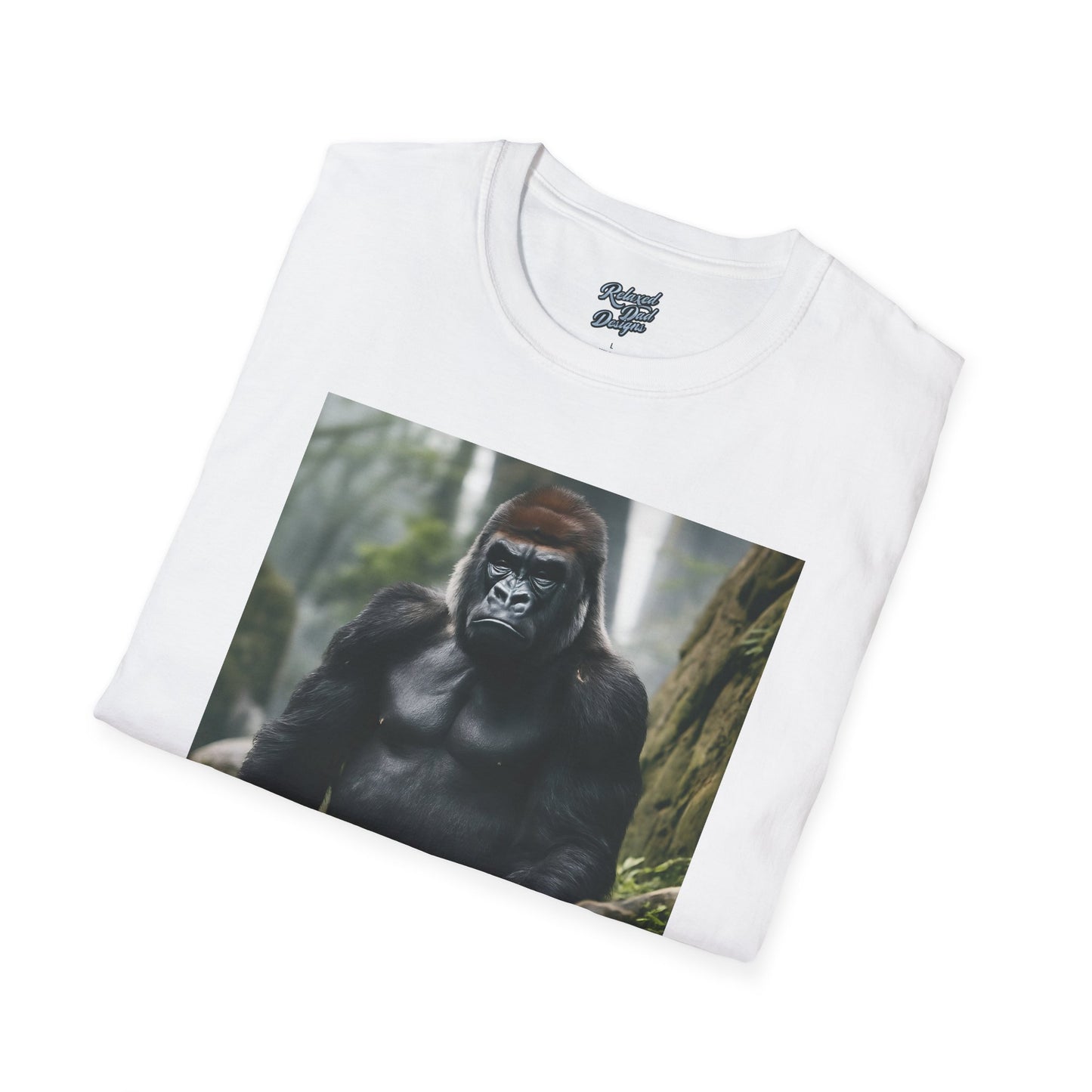 Funny Gorilla 'Where's My 100 At' Unisex Softstyle T-Shirt
